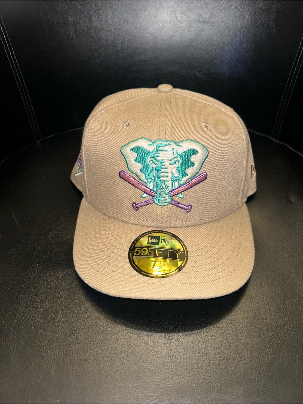 HAT CLUB EXCLUSIVE OAKLAND A'S ATHLETICS SANDSTORM STOMPER PINK UV 7 1/2